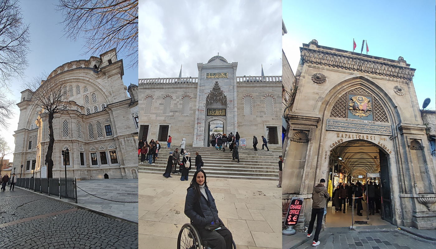 grand bazar, mezquite azul, blue mosque, estambul, mezquita, turismo accesible, wheelchair traveler in istanbul